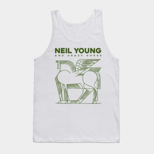 Neil Young - 70s Crazy Horse Fanmade Tank Top